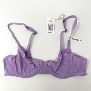 NEW Aerie Smoothez Purple Full Coverage Unlined Underwire Bra 32B
